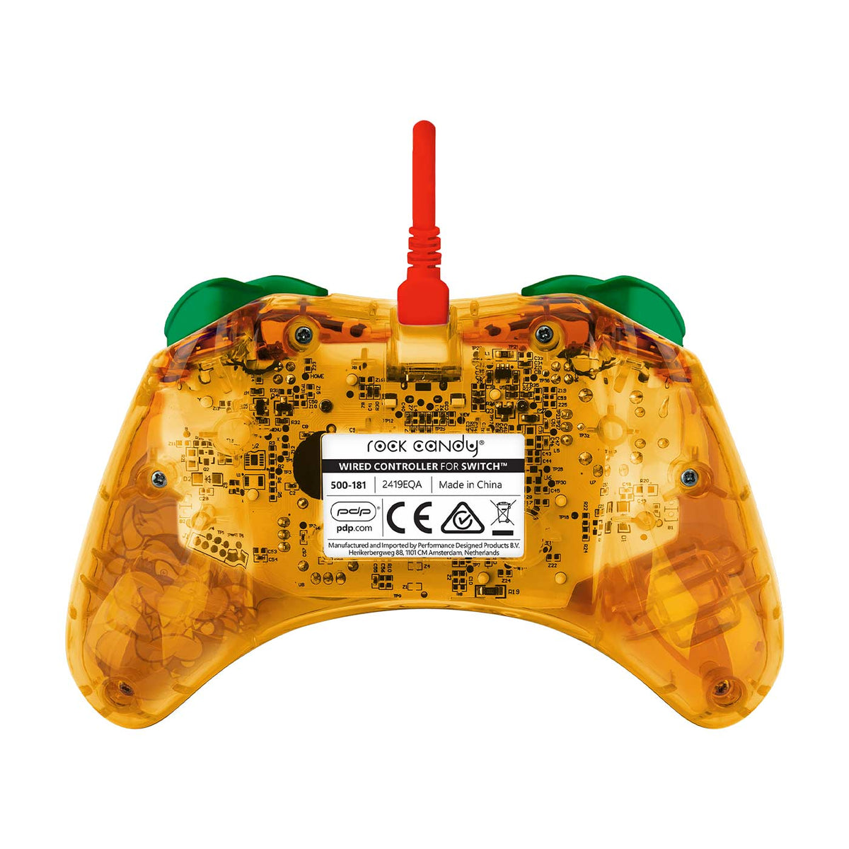 Control Nintendo Switch Rock Candy Alambrico Bowser