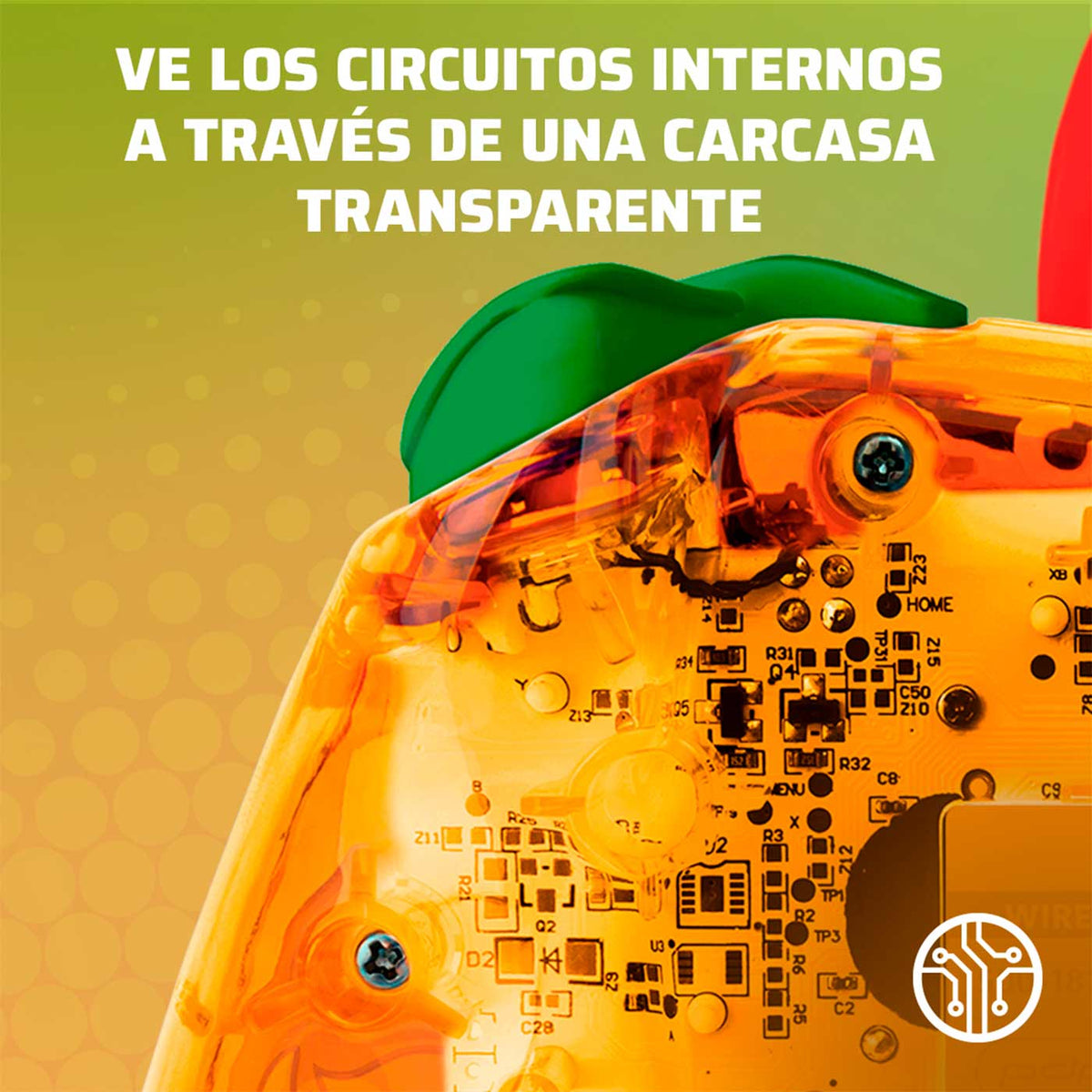 Control Nintendo Switch Rock Candy Alambrico Bowser