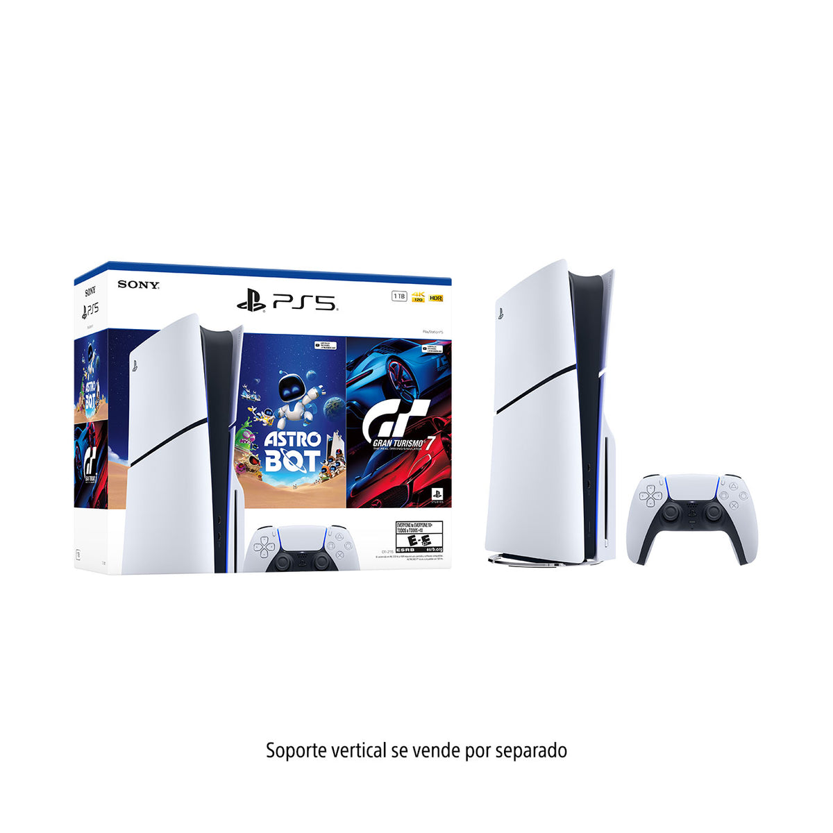 Consola PS5 Slim Bundle Estándar + Juego Gran Turismo 7 & Astr Bot