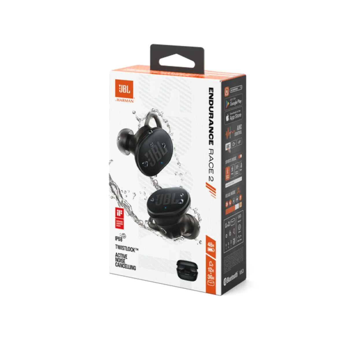 Audífonos JBL Inalámbrico Endurance Race 2 Negro