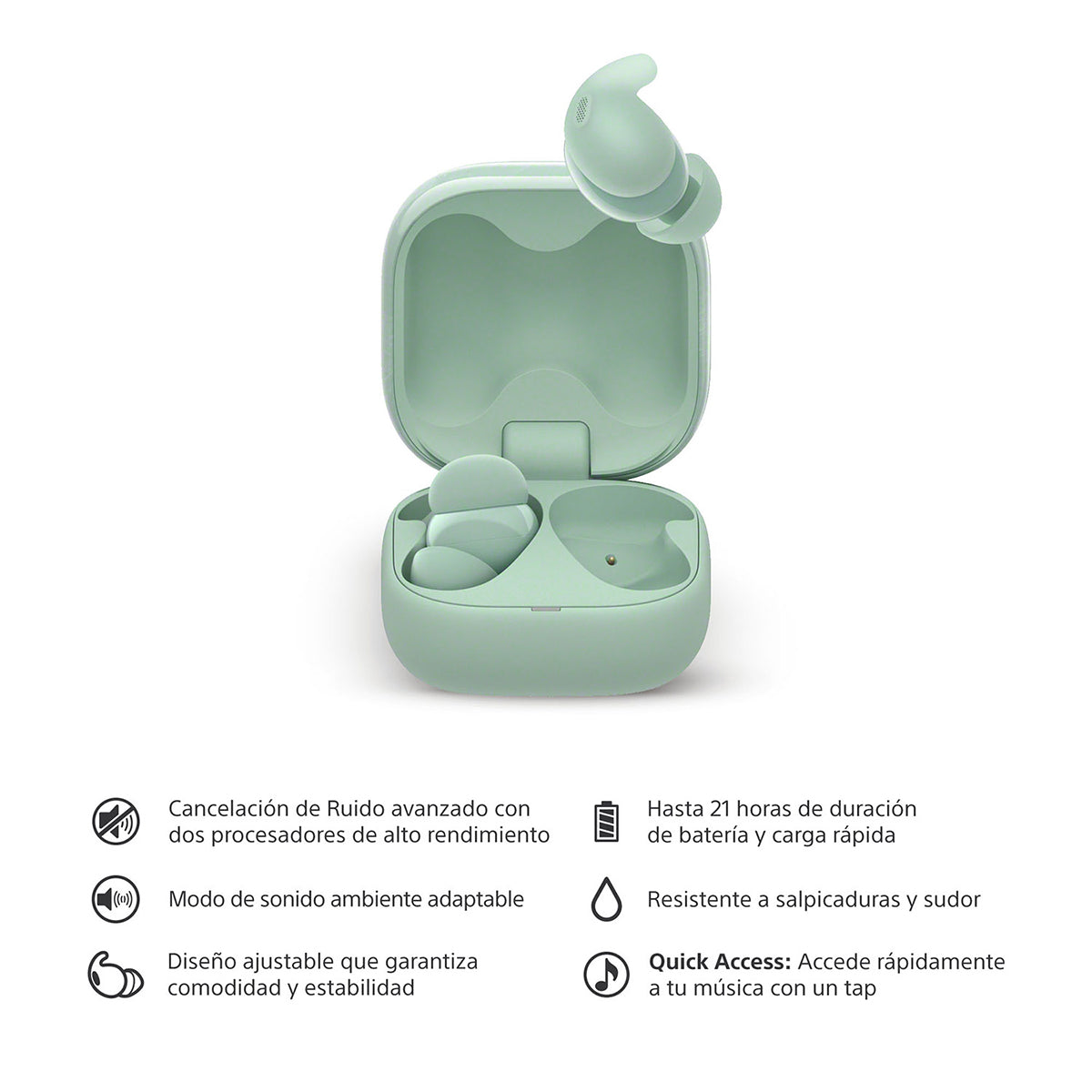 Audífonos Inalámbricos Sony In Ear Linkbuds Fit TWS WF-LS910N Verde