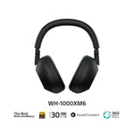 Audífonos Inalámbricos Sony WH-1000XM6 Con Cancelación De Ruido Negro