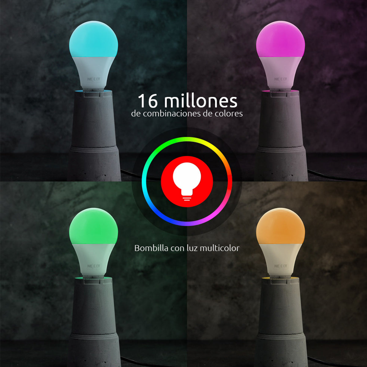 Bombilla NEXXT Led Inteligente WI-FI 110V