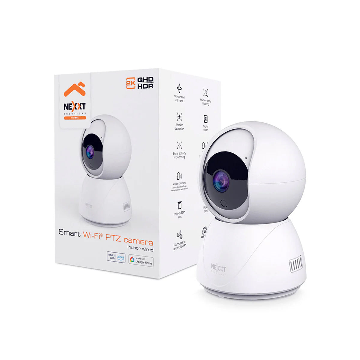 Cámara NEXXT Inteligente Motorizado WIFI De 2K Para Interior
