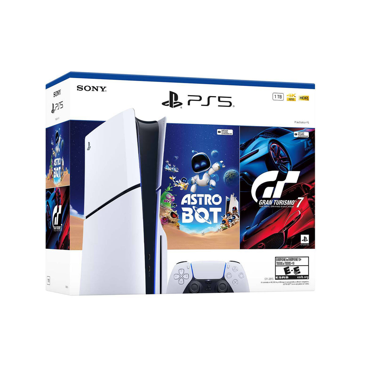 Consola PS5 Slim Bundle Estándar + Juego Gran Turismo 7 & Astr Bot