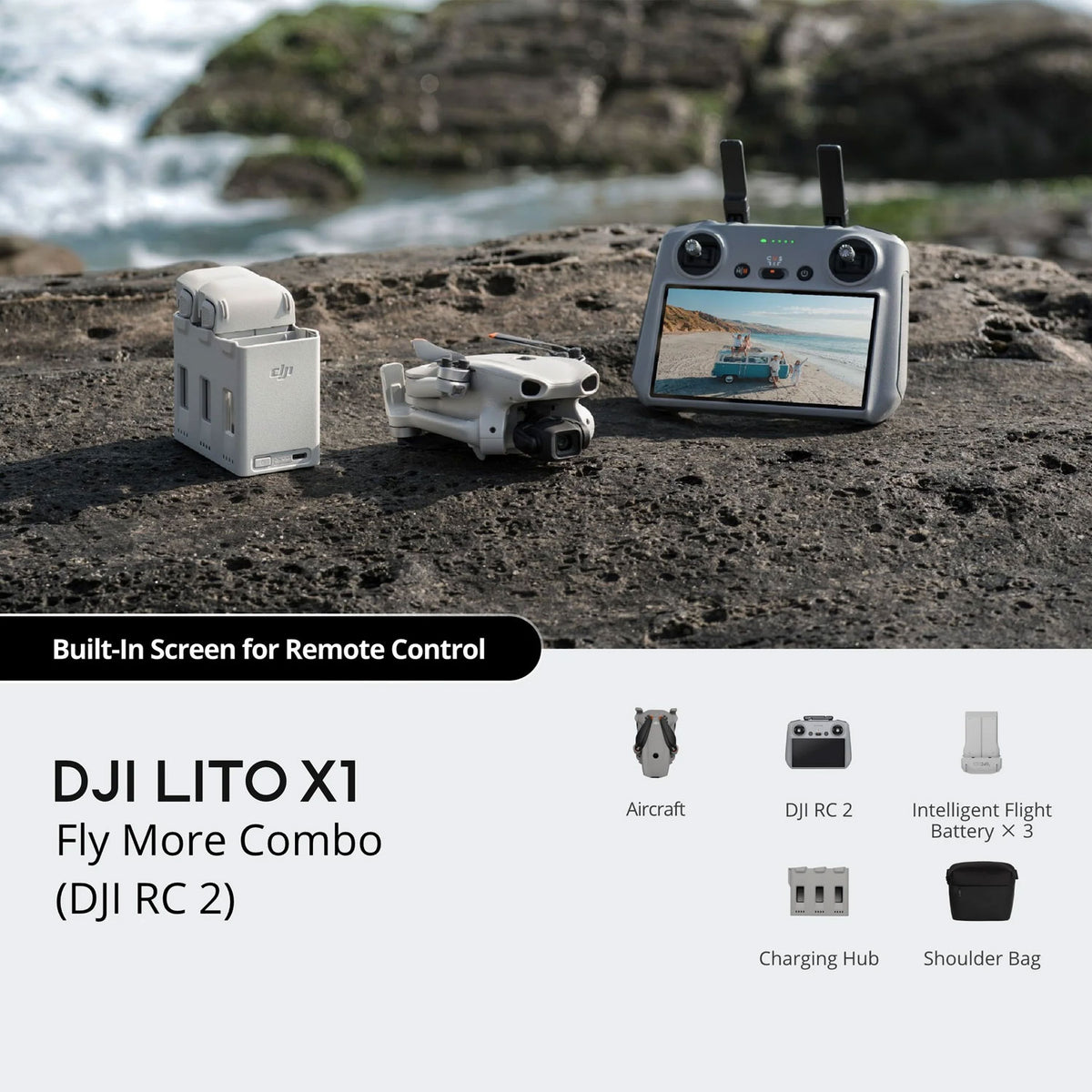 Drone Dji Lito X1 Combo RC2