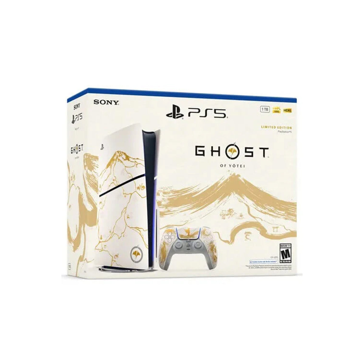 Consola PS5 Slim Estándar Edición Limitada Ghost of Yotei