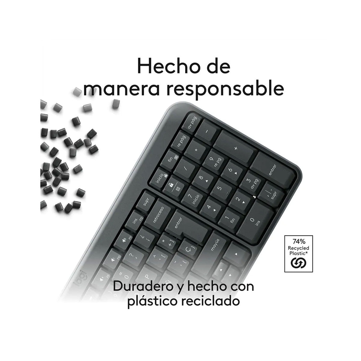 Teclado Logitech K250 Negro