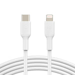 Adaptador De Pared Belkin 20w USB + Cable USB A Light Ning De 1.0 Metro Blanco