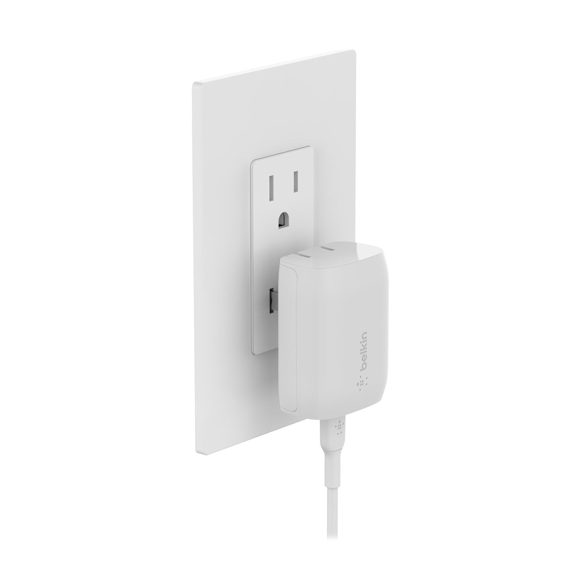 Adaptador De Pared Belkin 20w USB + Cable USB A Light Ning De 1.0 Metro Blanco
