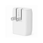 Adaptador De Pared Belkin 20w USB + Cable USB A Light Ning De 1.0 Metro Blanco