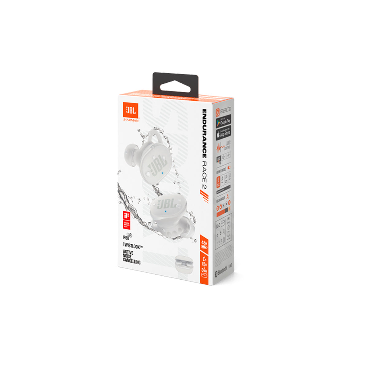 Audífonos JBL Inalámbrico Endurance Race 2 Blanco