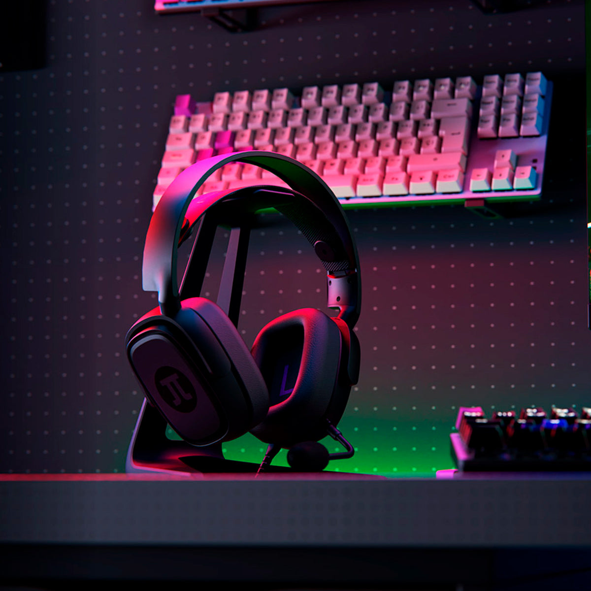 Audífonos Primus Gaming Arcus 100T Multiplataforma Negro