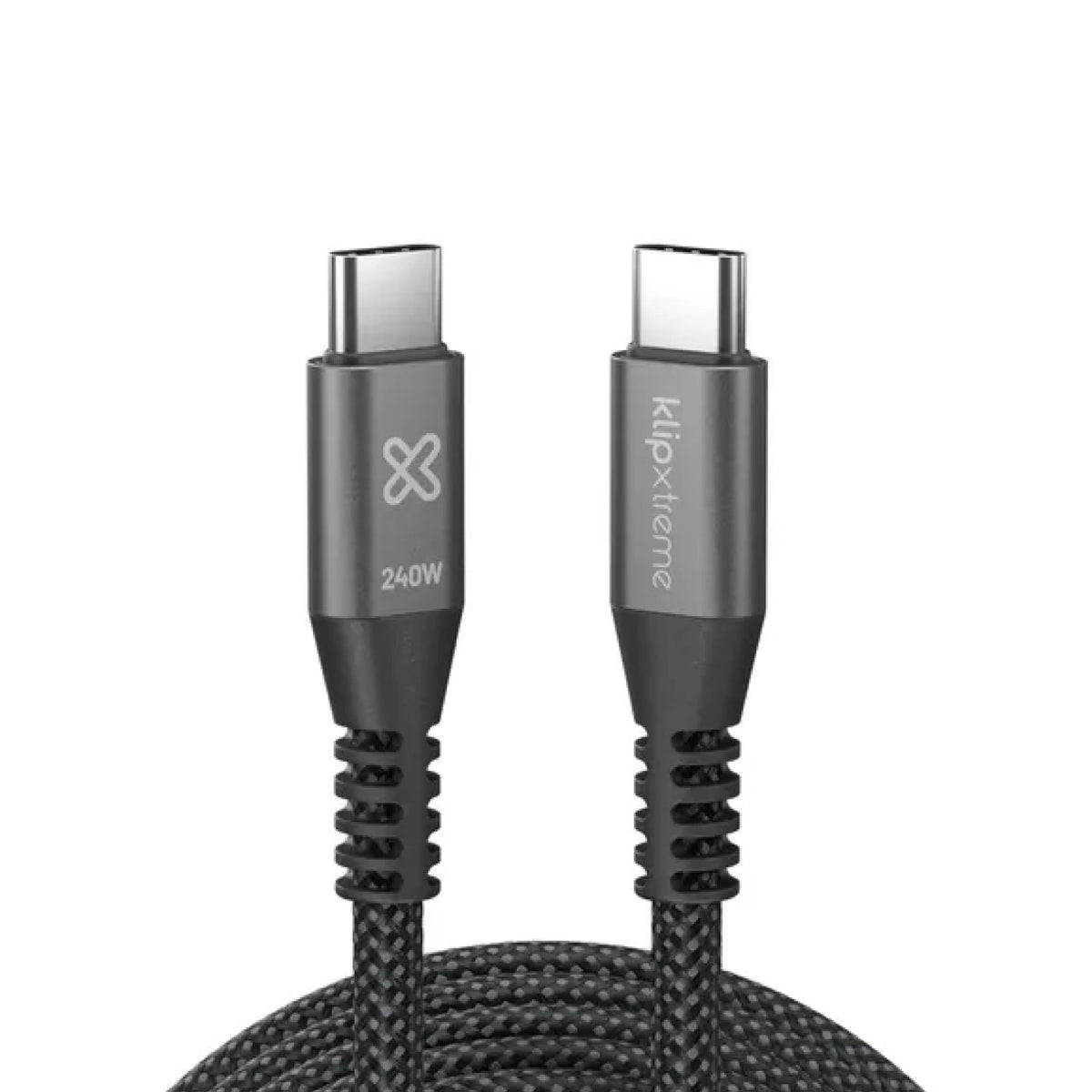 Cable Klip Xtreme Braided Tipo C A Tipo C 240w