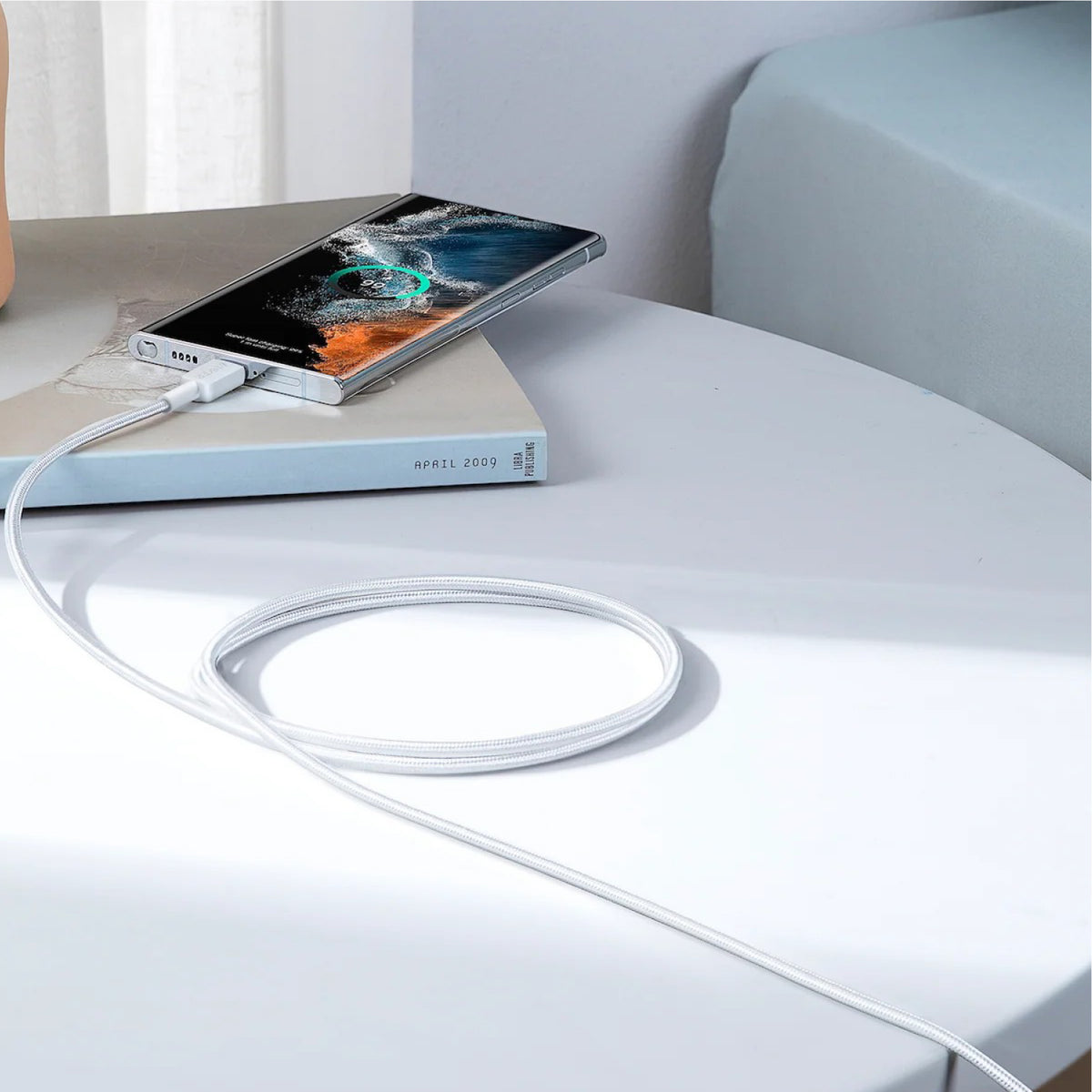 Cable ANKER 322 USB-C A USB-C De 1.8 Metros Blanco