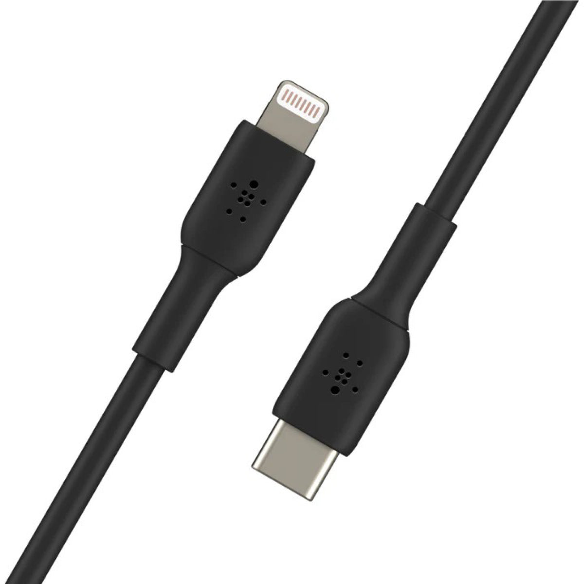 Cable BelkinBoostcharge USB-C A Lightning 1 Metro Negro