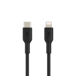 Cable BelkinBoostcharge USB-C A Lightning 1 Metro Negro
