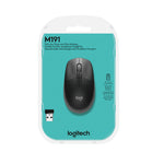 Mouse Logitech Inalámbrico M190 Negro