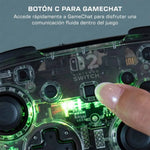 Control TURTLE BEACH Inalámbrico para Nintendo Switch 2 Afterglow Clear
