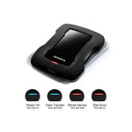 Disco Externo Adata Antigolpes Y Salpicaduras HD330 2TB Negro