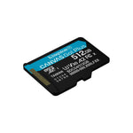 Memoria Micro Sd 512gb Kingston Canvas Go Plus 4k A2 U3 V30 200 Mb