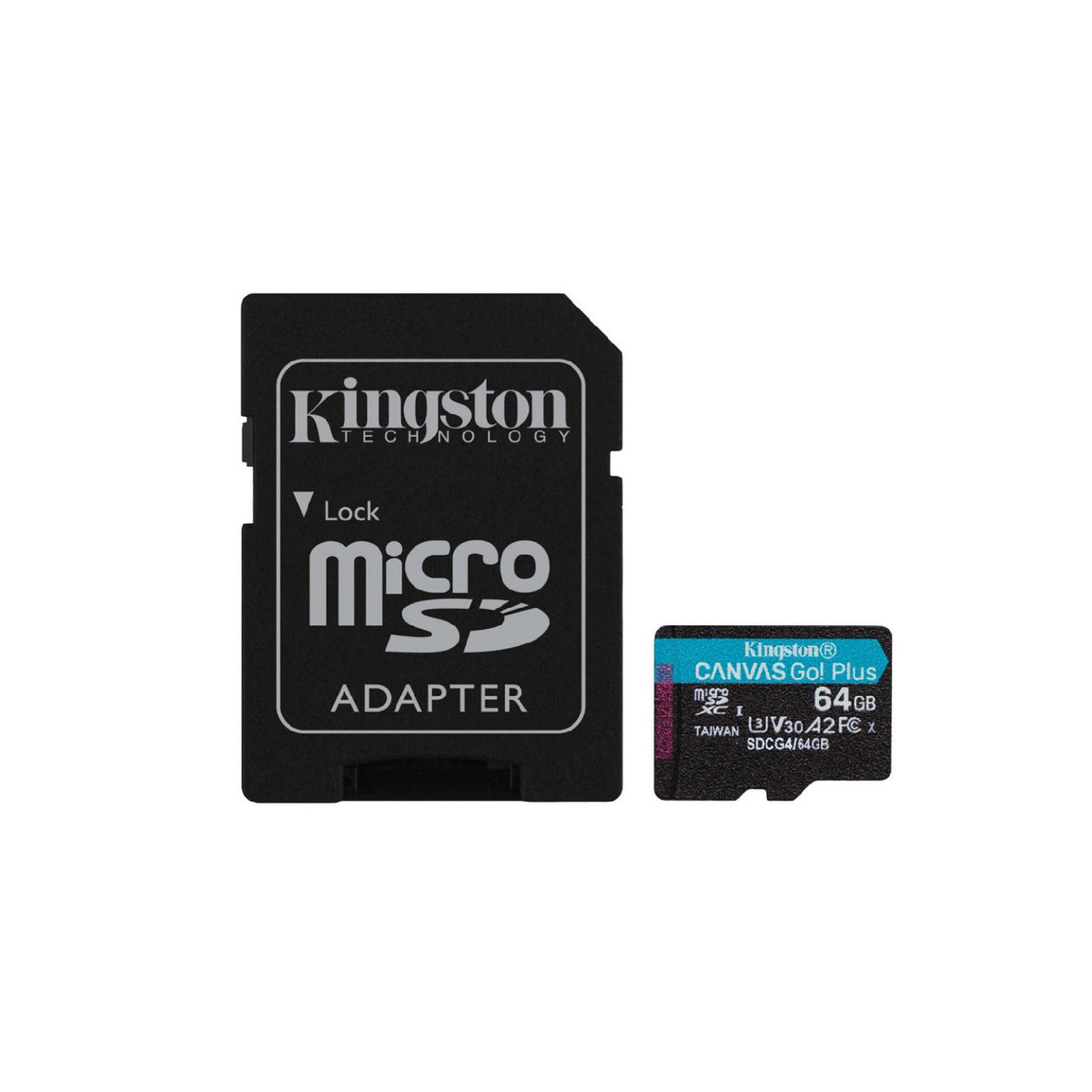 Memoria Micro SD 64GB Kingston Canvas Go Plus 4K V30