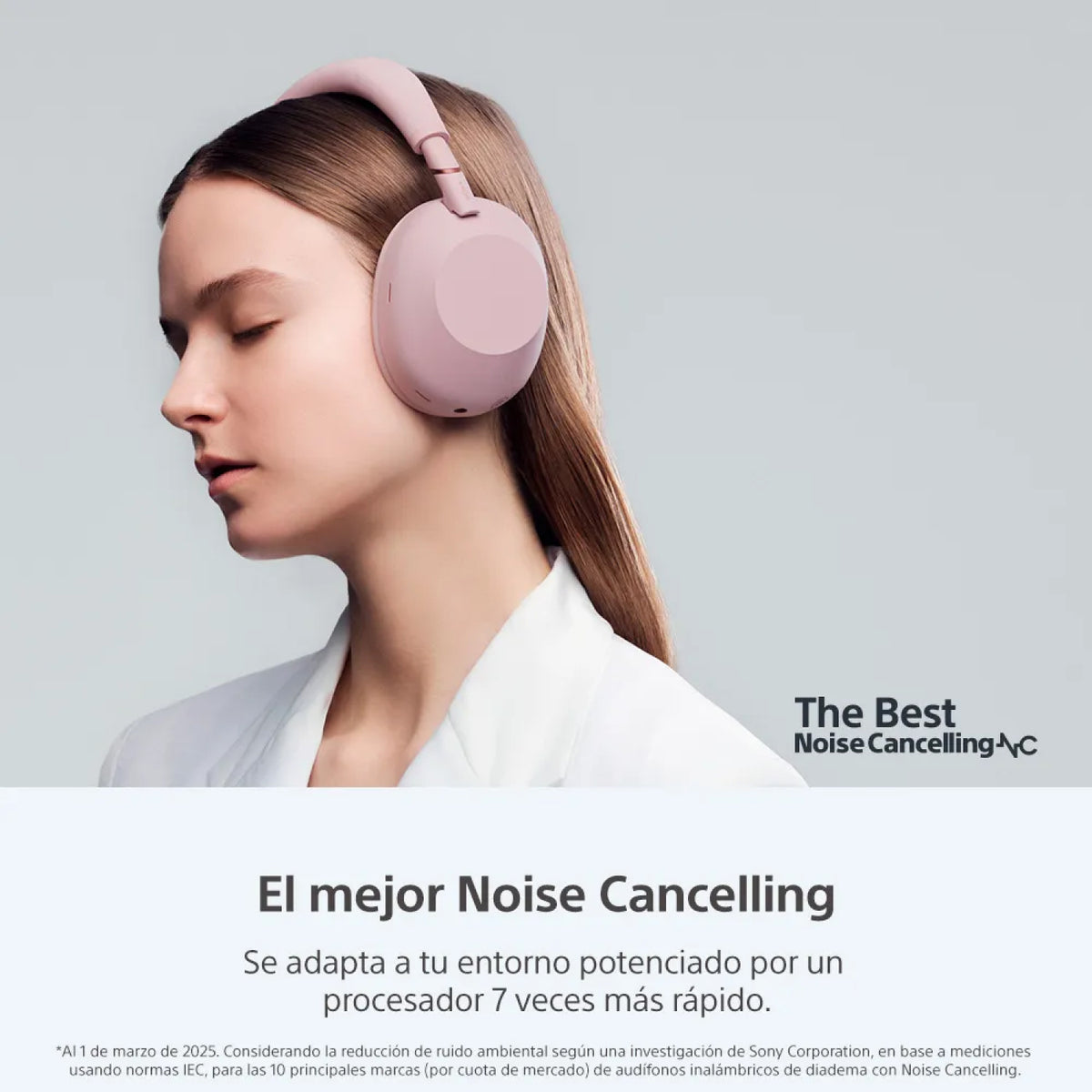 Audifonos Inalambricos Sony NC WH-1000XM6 Rosado