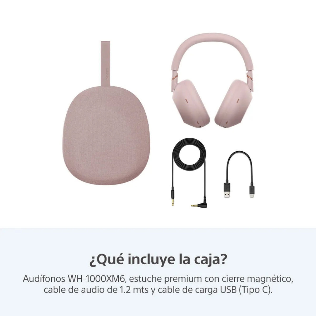 Audifonos Inalambricos Sony NC WH-1000XM6 Rosado