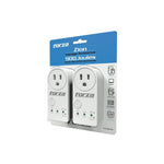 Kit X 2 Protector De Voltaje FORZA 110/120V Blanca