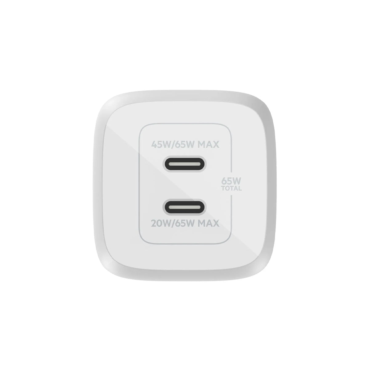 Cargador De Pared Belkin Con 2 Puertos USB-C De 65 W