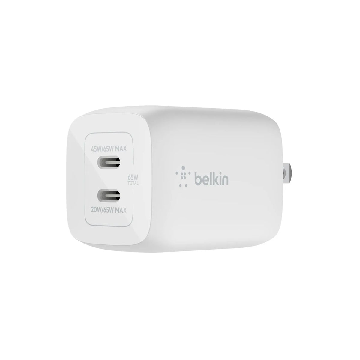 Cargador De Pared Belkin Con 2 Puertos USB-C De 65 W
