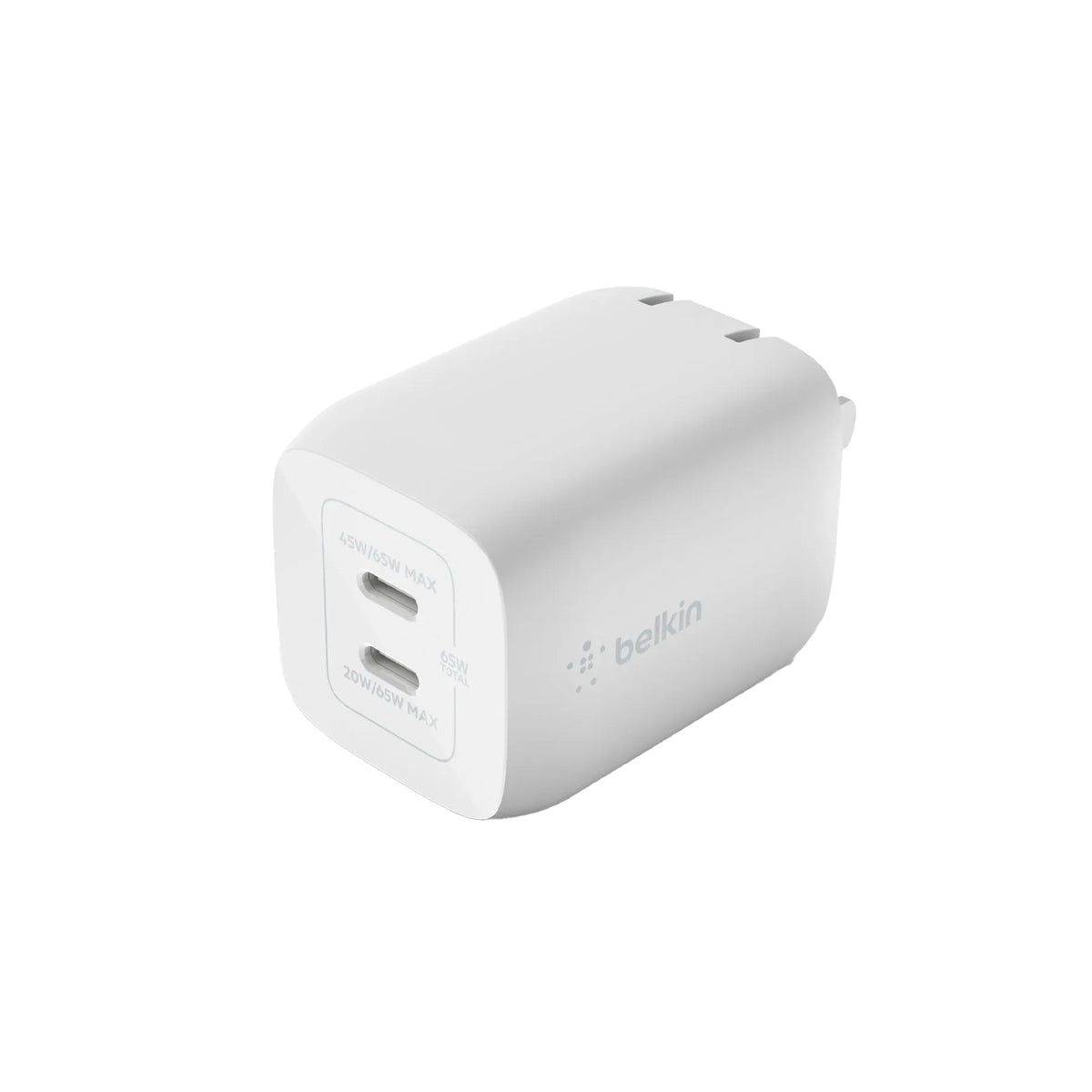 Cargador De Pared Belkin Con 2 Puertos USB-C De 65 W