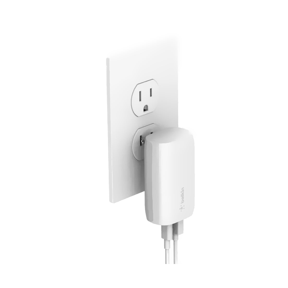 Cargador Belkin De Pared Dual USB-A Y USB-C De 32 W Blanco