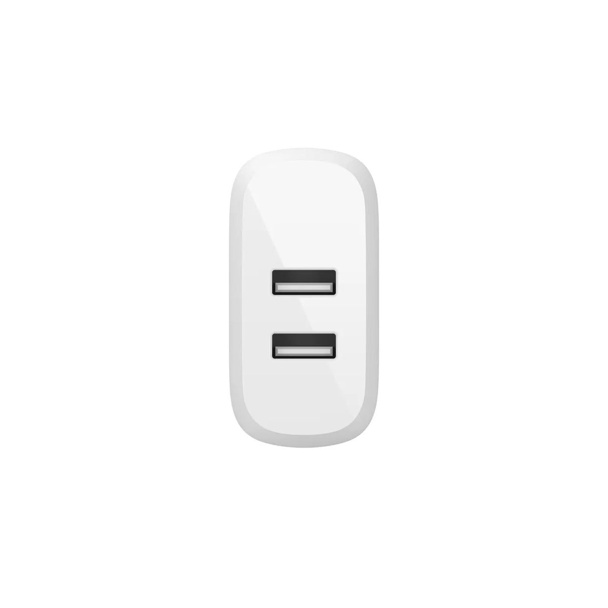 Cargador Belkin Dual 24W De Pared Con Cable Lightning A Usb De 1 M Blanco