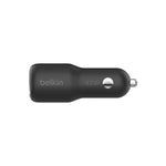 Cargador Belkin Dual Para Auto USB-A Y USB-C De 42 W Negro