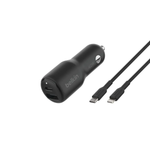 Cargador Para Carro De 42 W USB Con Cable USB-C A Lightning De 1 M