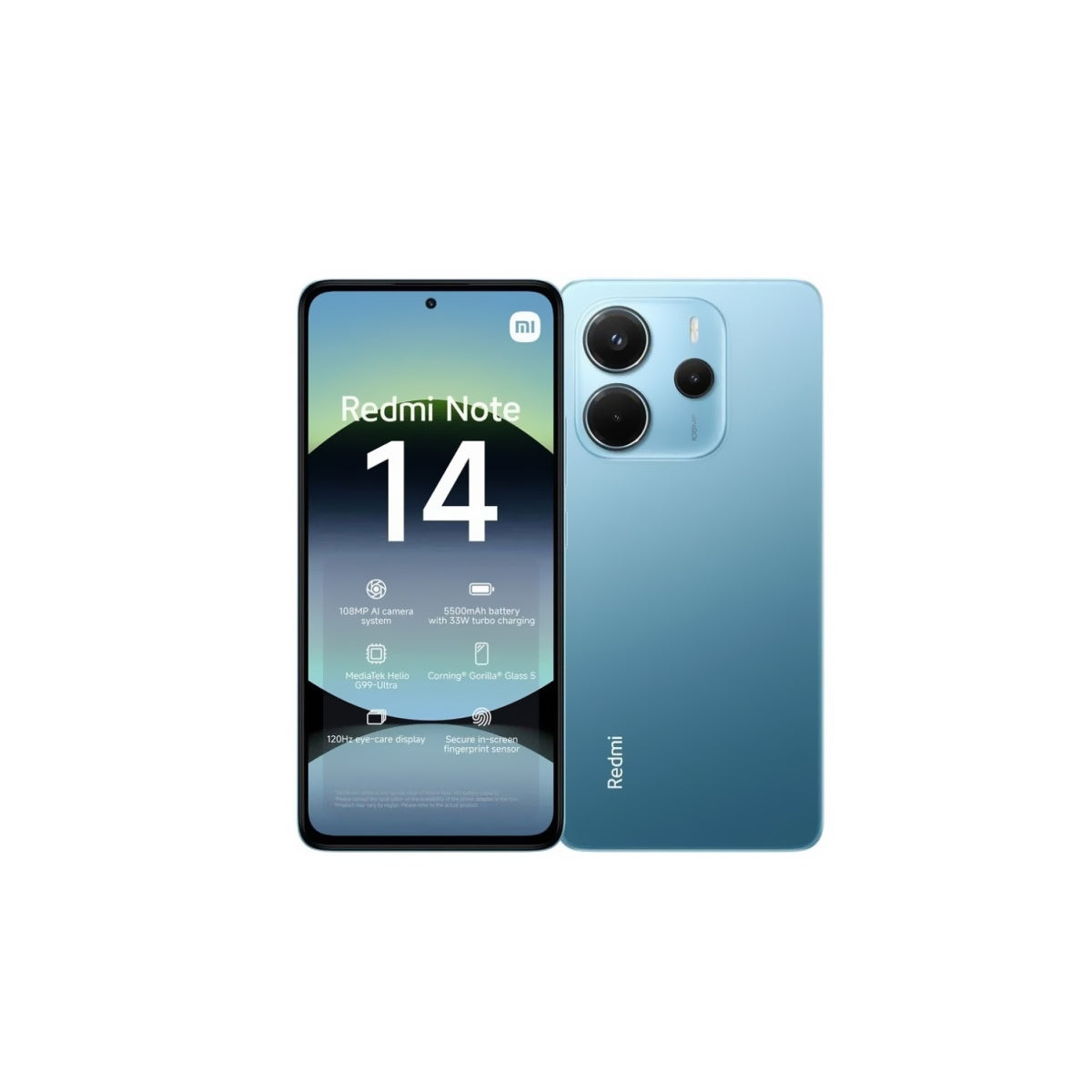 Celular Xiaomi Redmi Note 14 6GB + 128GB Azul