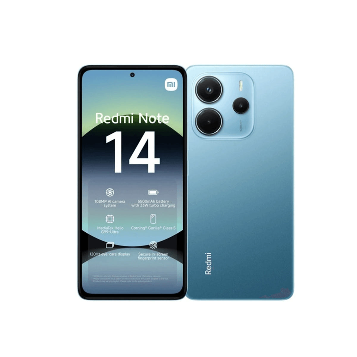Celular Xiaomi Redmi Note 14 8GB + 256GB Azul
