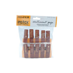 Clips de Madera INSTAX Sentimiento x10