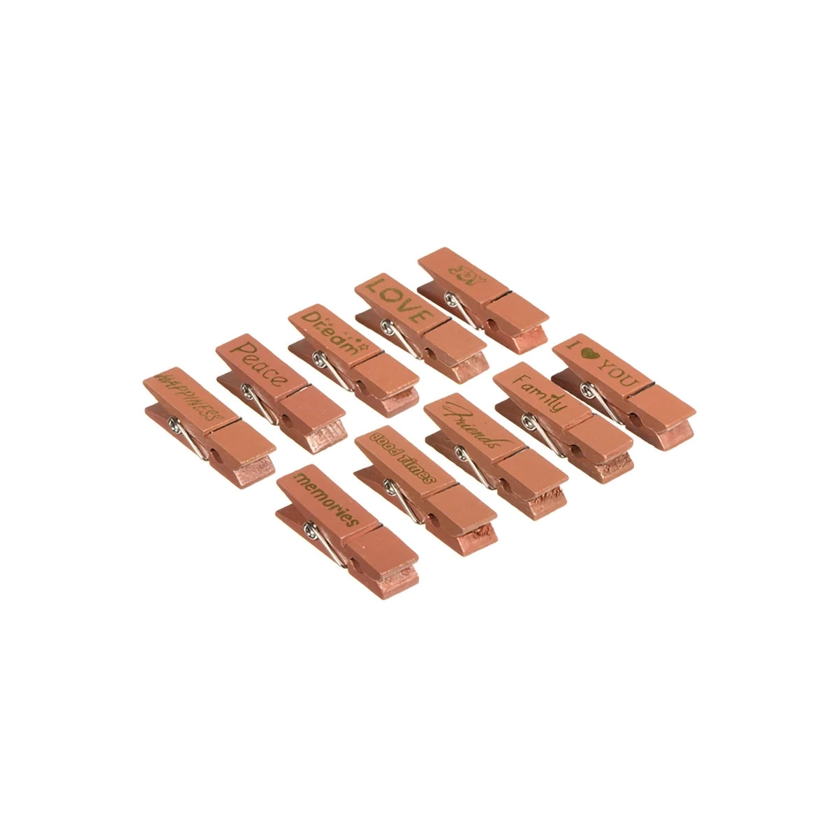 Clips de Madera INSTAX Sentimiento x10
