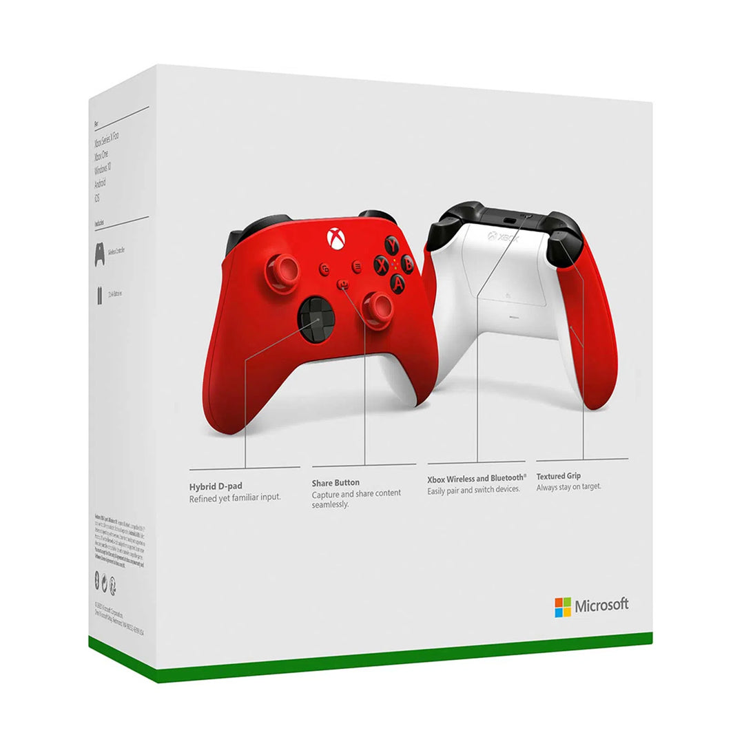 Control Xbox Series S One Rojo Inalámbrico