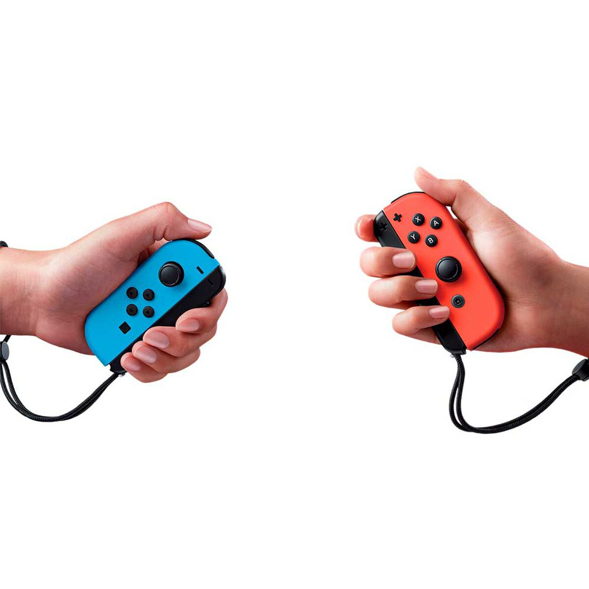 Control Joy-Con (L)/(R) azul neón/rojo neón