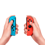 Control Joy-Con (L)/(R) azul neón/rojo neón