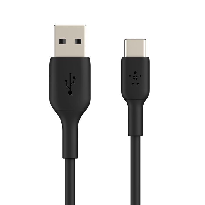 Cable Belkin USB A USB-C 1 Metro Negro