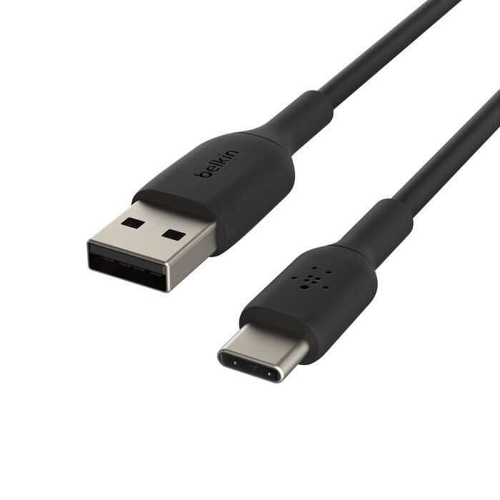 Cable Belkin USB A USB-C 1 Metro Negro