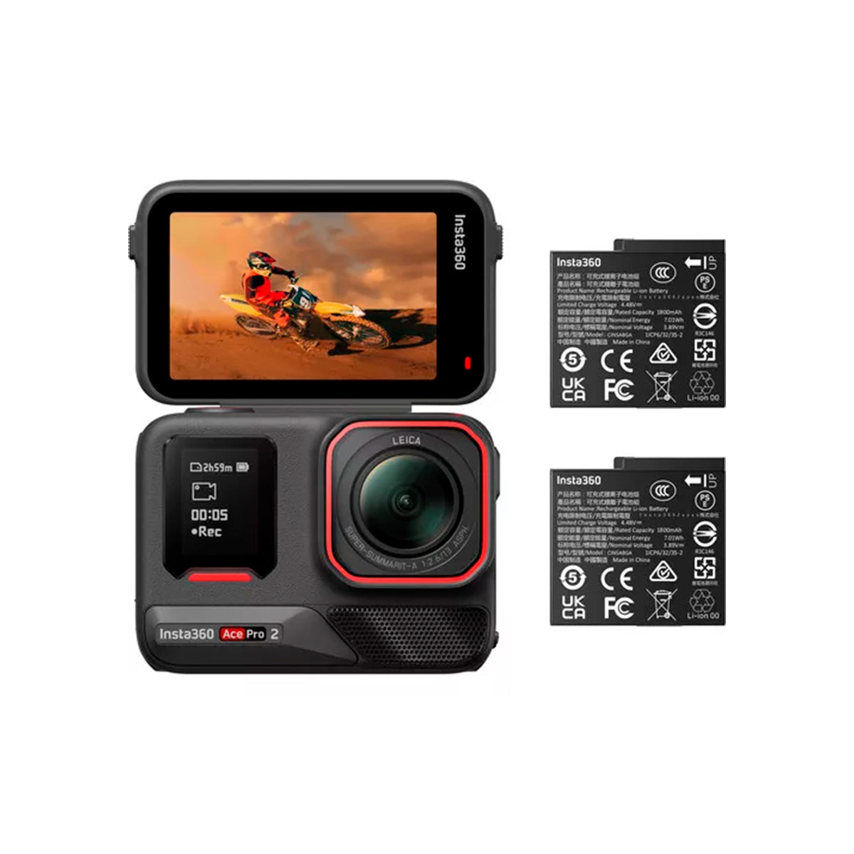 Cámara Insta360 Ace Pro 2 Dual Battery