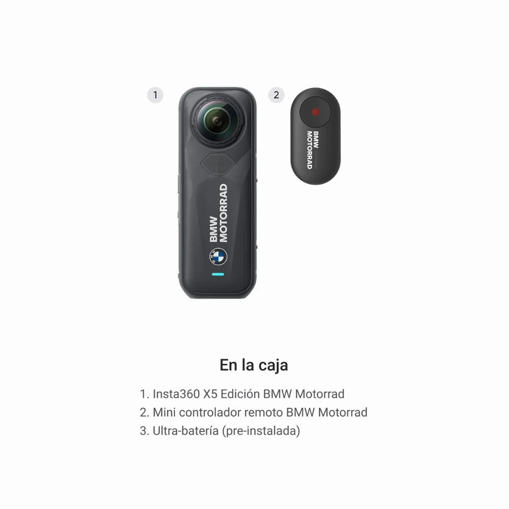 Cámara Insta360 X5 BMW Motorrad Edition