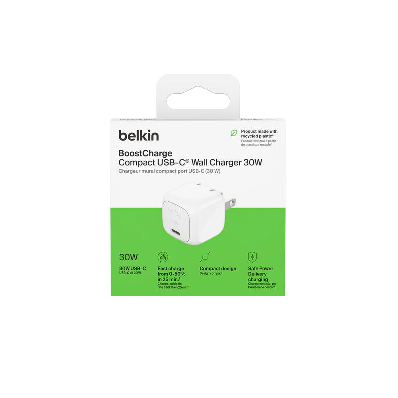 Cargador Belkin De Pared Compacto De 30 W USB-C