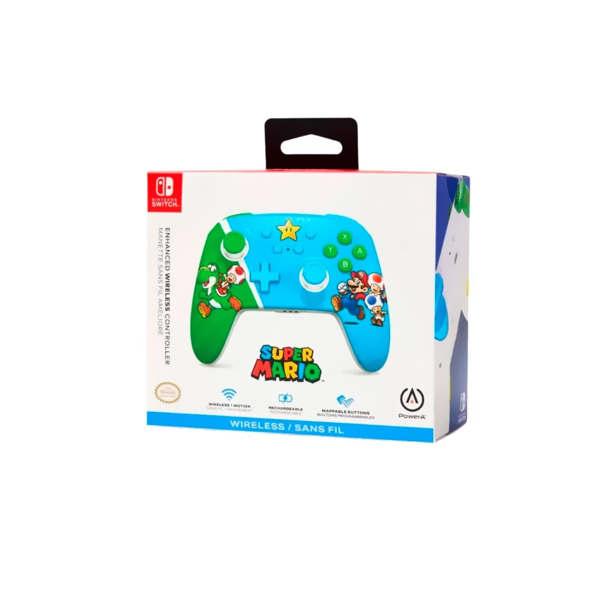 Control Nintendo Switch Powera Wired Super Star