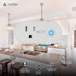 Enchufe NEXXT Inteligente WI-FI Con Tecnología Matter (Individual) 110V - 220V